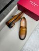 Ferragamo Man Brown Calfskin Business Leather Shoes 0428106 (3)_th.jpg